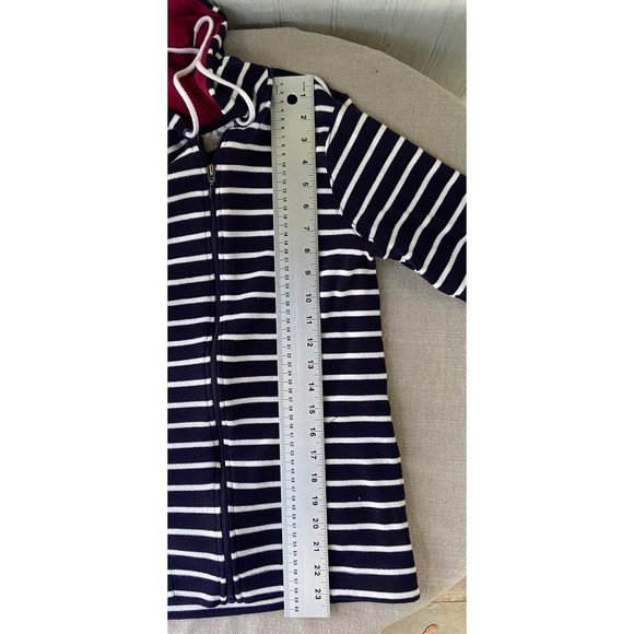 L.L. Bean | Women’s Striped Zip-up Hoodie, Size Small - Picture 4 of 7